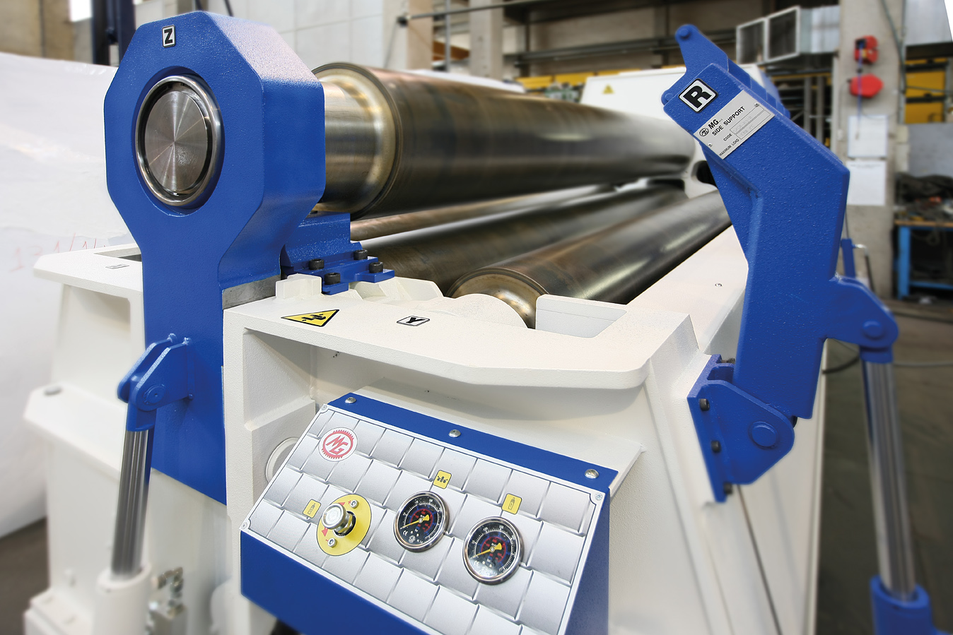 Roll bending machines manufacturer, CNC Plate roll, smart software